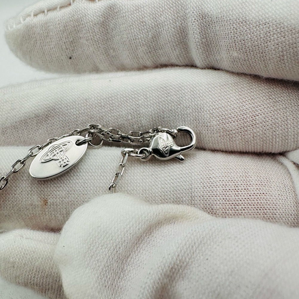 Vivienne Westwood Lucerne Silver Necklace - Picture 8 of 9